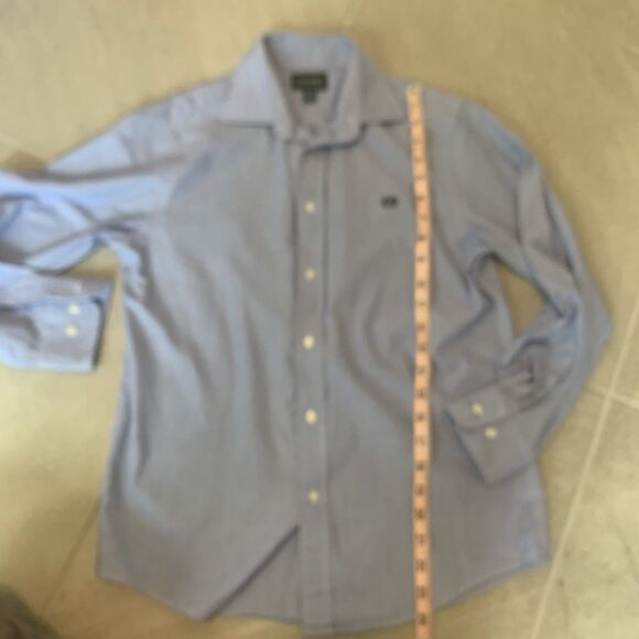Lauren Ralph Lauren Blue Girls Button Down Dress Shirt Size 16 - Picture 6 of 6